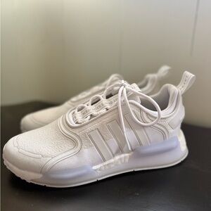 Adidas NMD_V3 Triple White Boost Sneakers Men’s 8.5